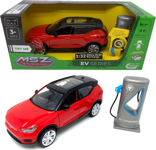 Metallmodell 1:32 Volvo XC40 Recharge mit Licht und Sound