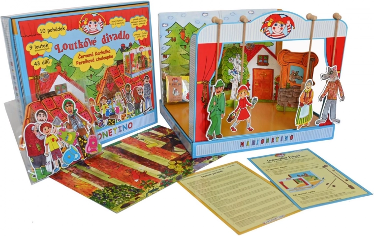 Puppentheater Rotkäppchen und Lebkuchenhaus