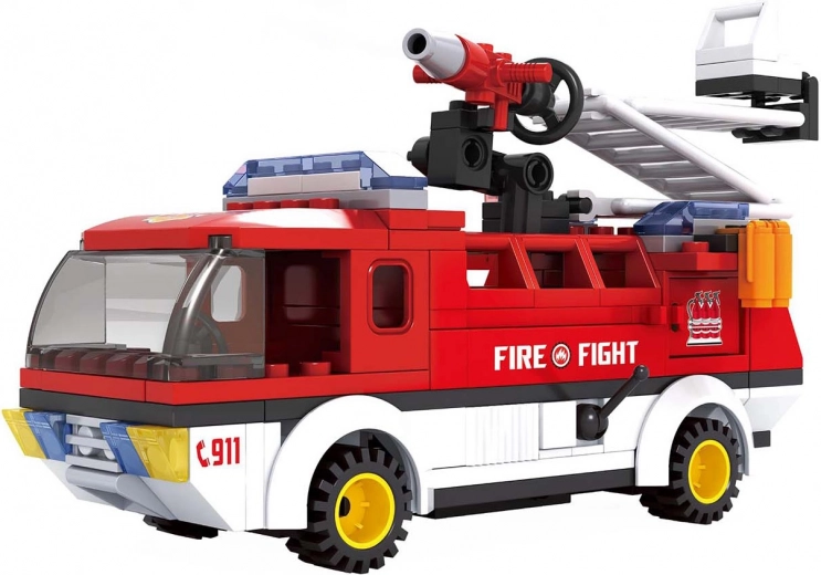 Kompatible Bausteine BLOXO Feuerwehr – Auto, 170 Teile