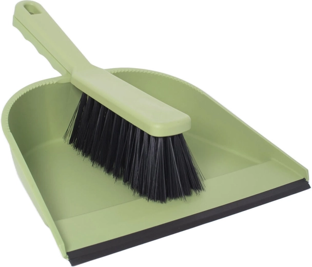 Dichte Borsten des Handfegers