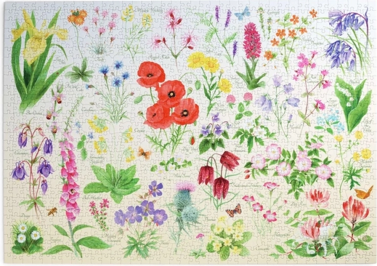 Puzzle House of Puzzles Blumenwiese, 1000 Teile