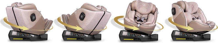 360°-Drehbasis für leichten Zugang