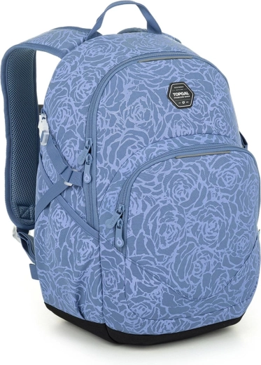 Blaugrauer Studentenrucksack Topgal Yoko