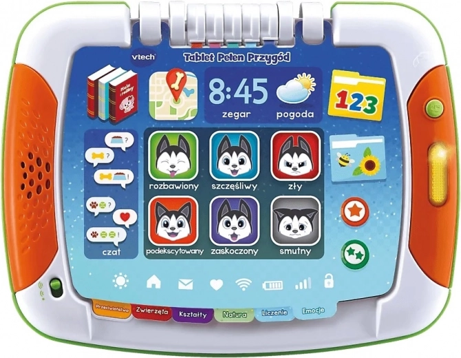VTech interaktives Tablet voller Abenteuer für Kinder von 2–5 Jahren (PL-Version)