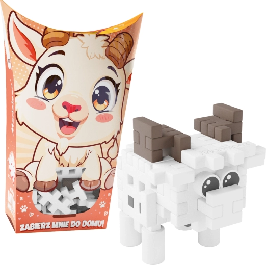 Bausteinset MINI WAFFLE Pocket Pets – Zicklein