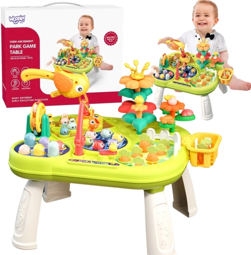 WOOPIE Baby interaktiver Lern-Montessori-Tisch 8 in 1
