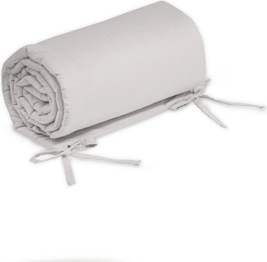 Petite&Mars Schutz-Bettumrandung Tilly, hellgrau, 180 cm