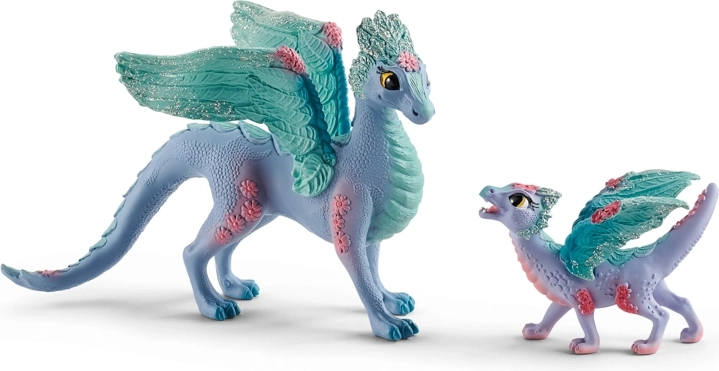 Blumendrache mit Jungtier Schleich Bayala