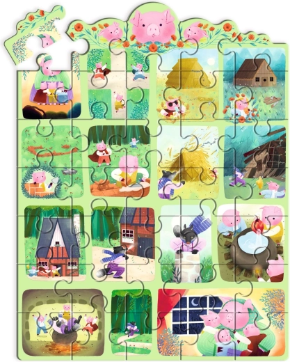 Das Märchen im Puzzle verborgen