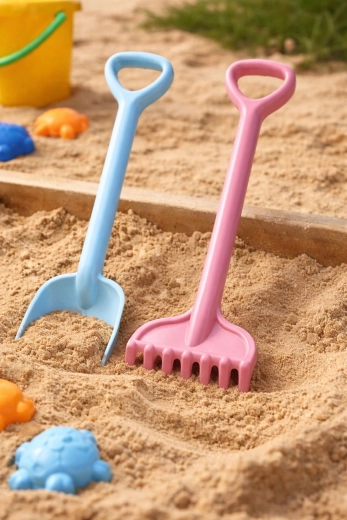 Ideal für Sandkasten und Strand