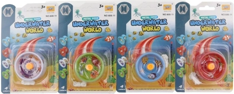 Metall-Jojo mit Meereswelt-Motiv