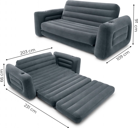 Sofa und Bett in einem