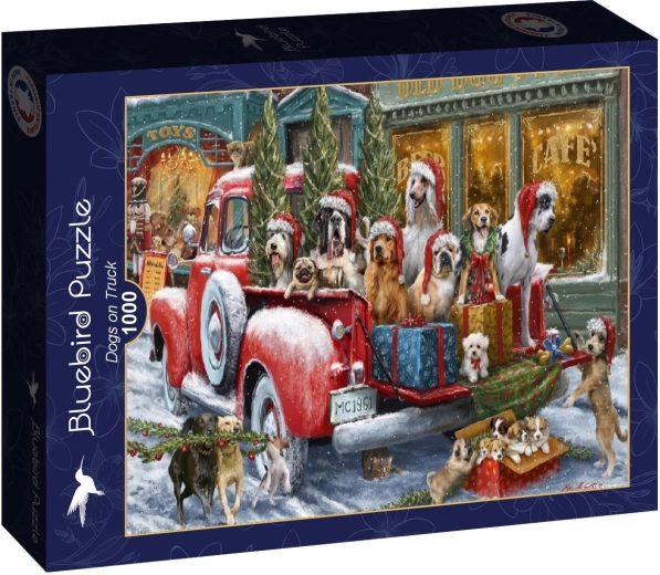 Bluebird Puzzle Hunde im Lastwagen 1000 Teile
