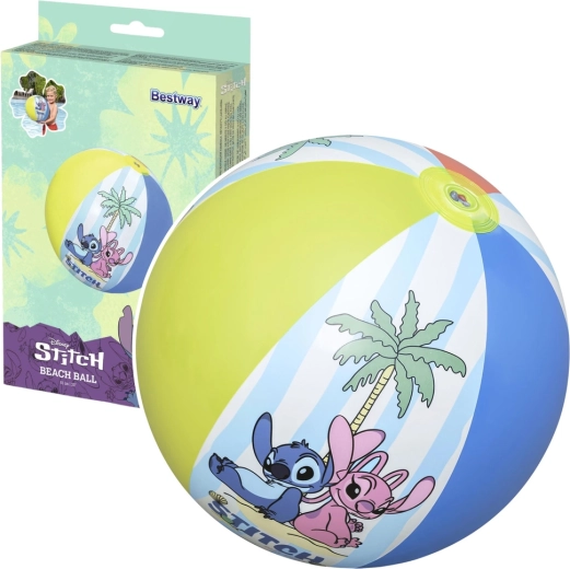 Bestway Stitch Kinder-Aufblasbarer Strandball 51 cm