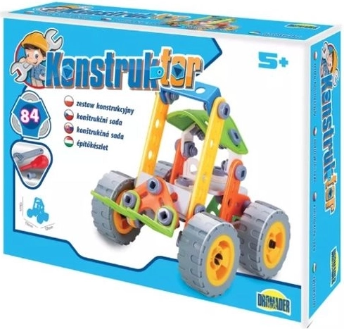 Konstruktions-Baukasten Fahrzeug (84 Teile)