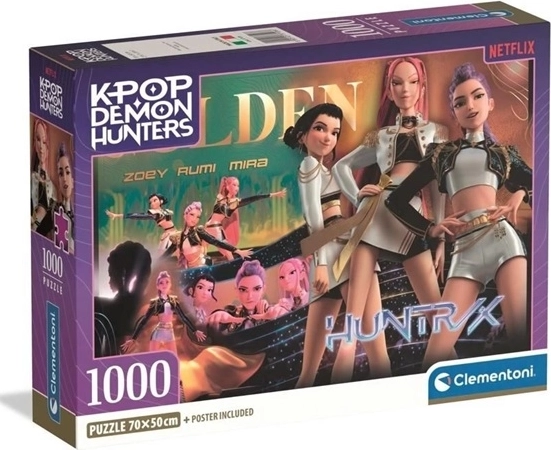 Clementoni Puzzle K‑Pop Demon Hunters 1000 Teile