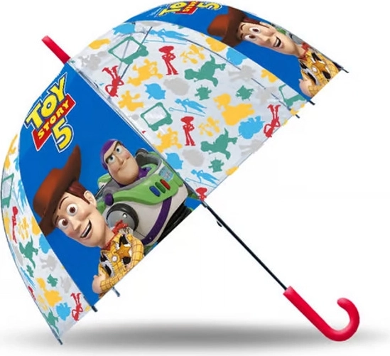 Kinder transparenter Automatik-Regenschirm Toy Story 46 cm - 1 Stück