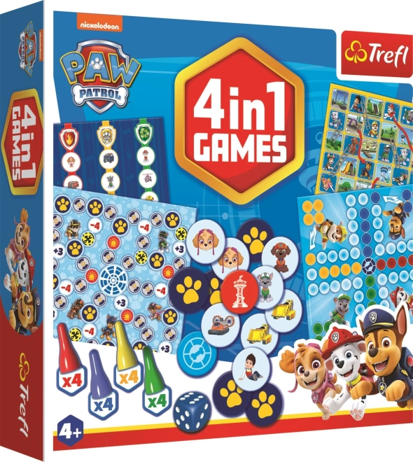 Spielesammlung Paw Patrol 4-in-1