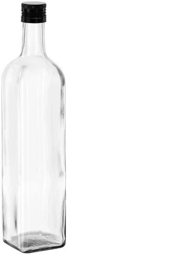 Glasflasche Marasca 750 ml mit Metall-Schraubverschluss 30 mm