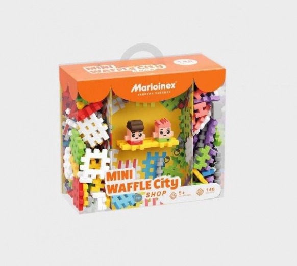 Bauset Mini Waffle City – Geschäft, 148 Teile