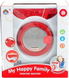Kinder-Waschmaschine mit Batteriebetrieb mit Licht und Sound 19 cm - 1 Stück