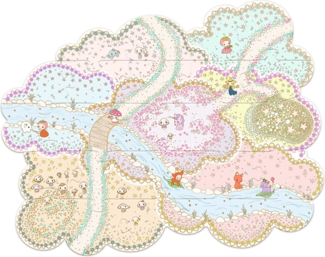 Zauberhafte Puzzleszene voller Details