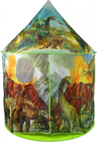 Kinderzelt Dinosaurier für den Garten, grün
