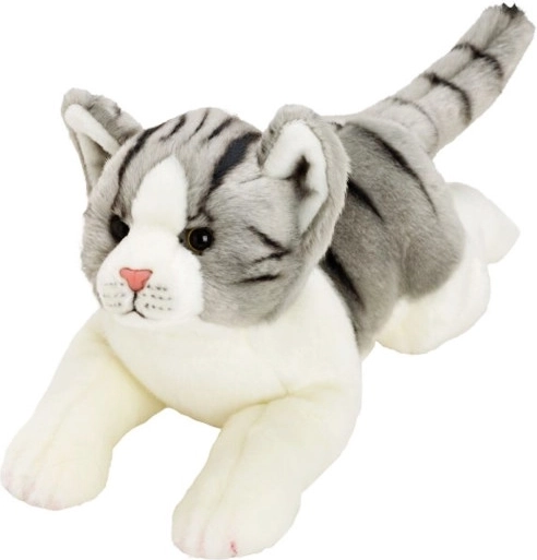 Realistische Plüschkatze 35 cm