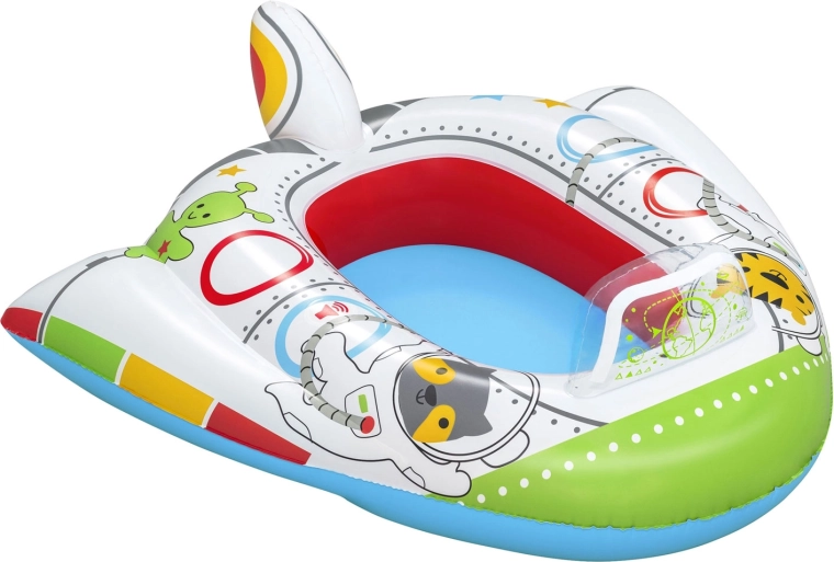 Farbenfrohes Raumschiff-Design