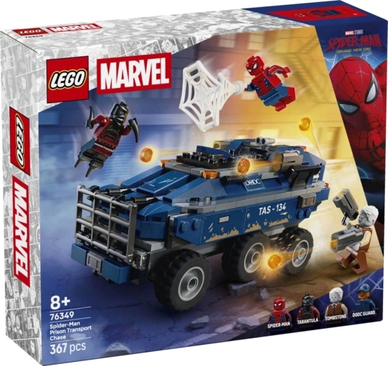 LEGO Marvel Spider-Mans Verfolgungsjagd hinter dem Gefangenentransporter