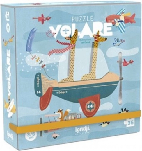 Puzzle Fliegen 36 Stk.