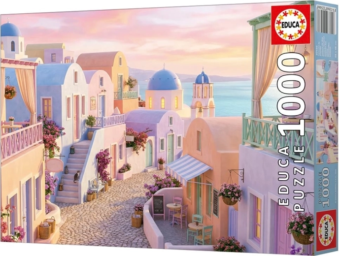 Puzzle EDUCA Santorini 1000 Teile mit Kleber