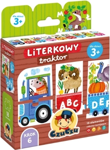 CzuCzu Buchstaben-Traktor – Alphabet-Puzzle