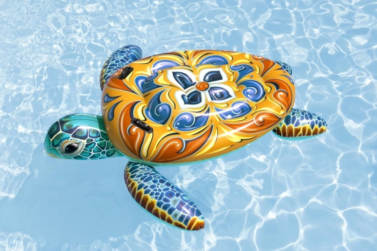 Stylischer Majolika-Print