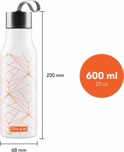 Praktisches Fassungsvermögen von 600 ml für jeden Tag