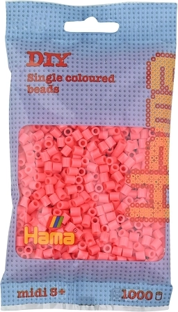 Hama Midi Bügelperlen hellrosa 1000 Stk.