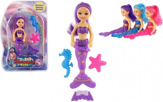 Meerjungfrauen-Puppe mit Zubehör 15 cm