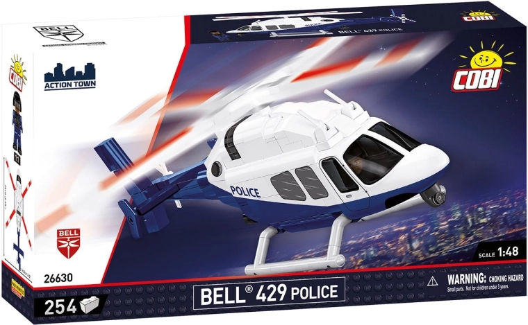 Cobi Bell 429 Polizei-Hubschrauber 1:48 (254 Teile)