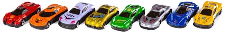 25 Autos in einem Set