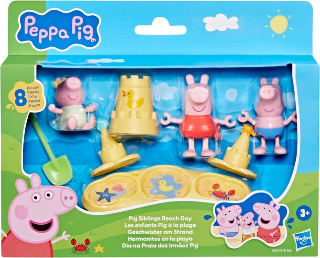 Hasbro Peppa Wutz – Geschwister am Strand