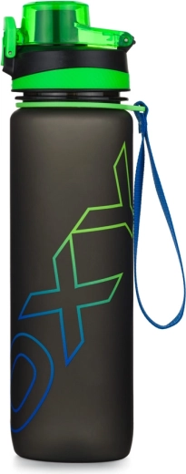 Tritan-Trinkflasche OXY Life 1 l – schwarz‑grün