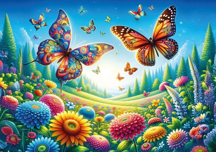 Puzzle Frühlingsflügel 260 Teile ART PUZZLE