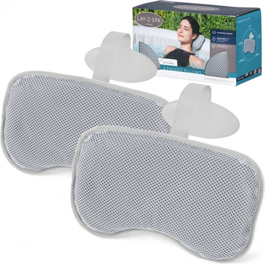 LAY-Z-SPA Whirlpool-Kopfkissen – Set mit 2 Stück