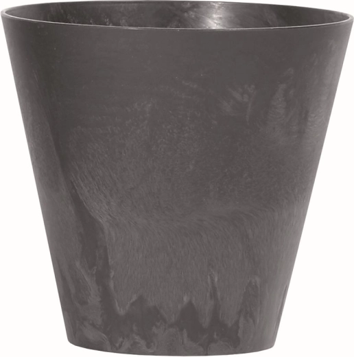 Blumentopf mit Betoneffekt, anthrazit, Durchmesser 20 cm