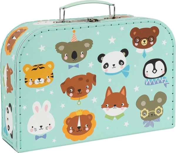A Little Lovely Company Set aus zwei Koffern aus Karton – Tierfreunde