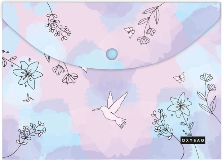 Dokumentenmappe mit Druckknopf A4 Kolibri