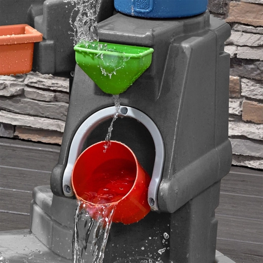 Dreistufiger Wasserlauf voller Überraschungen