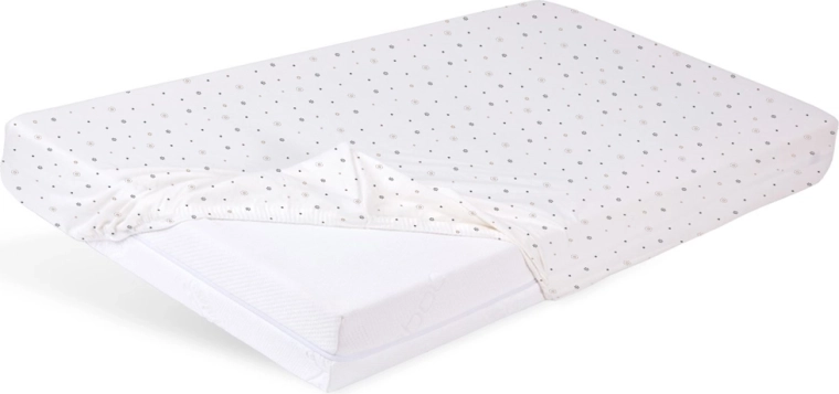 Babymatex Spannbettlaken aus Jersey für Kinderbett 60 × 120 cm – Sternchen