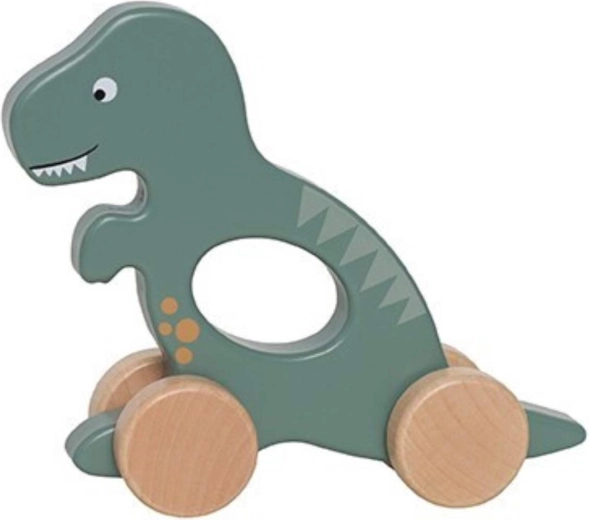 Jabadabado Dinosaurier auf Rädern grün