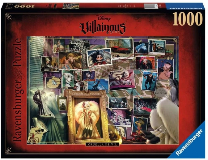 Ravensburger Puzzle Villainous: Cruella de Vil 1000 Teile